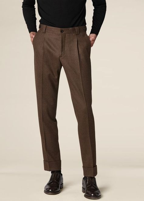 Very nice blouse. Fabric very nice print very well made. I heartily recommend. Dress Pants And Loafers Men, Dress Pants Men Casual, Brown Plaid Pants Outfit Men, Brown Dress Shirt Outfit Men, Men’s Slacks, Brown Slacks Men Outfits, Mens Slacks Outfit, Brown Dress Pants Men, Dark Brown Pants Outfit Men