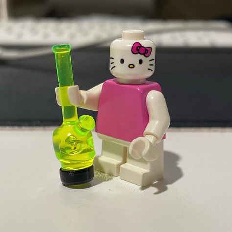 Lego, Hello Kitty, Kitty, Green, On Instagram, Instagram, Kawaii