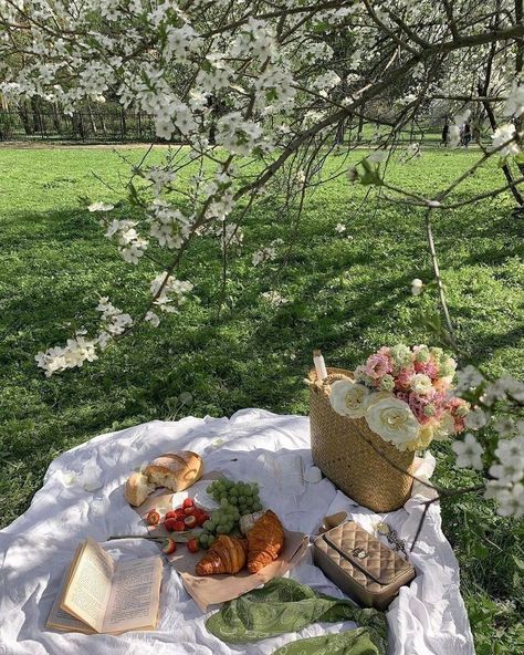 Picnic Inspiration, Picnic Date, Cottage Core Aesthetic, Cottagecore Aesthetic, Spring Aesthetic, + Core + Aesthetic, Spring Vibes, A Picnic, Jolie Photo