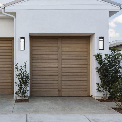 Garage door lights exterior