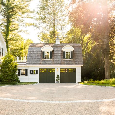 Stone Gambrel - Patrick Ahearn Architect Old Farmhouse Remodel, Gambrel House, New England Decor, Patrick Ahearn Architect, Patrick Ahearn, Colonial House Exteriors, Gambrel Style, Instagram Follower, Clapboard Siding