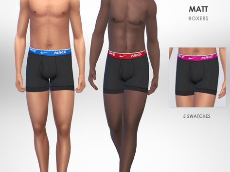 Sims 4 Psd Boxers Cc, Sims 4 Male Boxers, Sims 4 Male Boxers Cc, Sims 4 Boxers, Nike Boxers, Aesthetic Challenge, Psd Boxers, Boys Boxer Shorts, Sims Finds