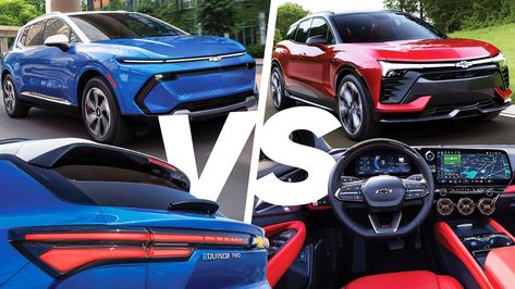 Chevy Equinox EV vs. Chevy Blazer EV: Which Is the Right Electric SUV For You? Chevy Bolt, Electric Suv, Chevy Blazer, New Suv, Chevy Equinox, Car Trailer, Utility Trailer, Chevrolet Blazer, Chevrolet Equinox