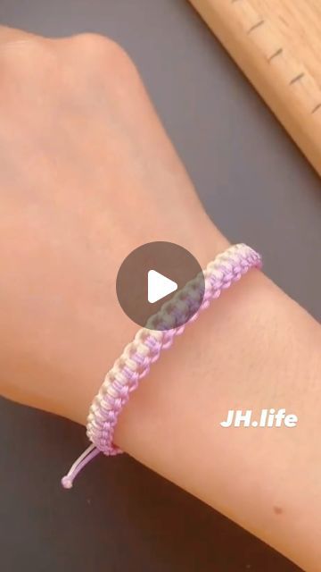 Chinese Knotting Cord Bracelets, Wax Cord Bracelet Diy Tutorials, Homemade Bracelets With String, How To Make A Bracelet, Knotting Bracelets, How To Make Bracelets, Chinese Knot Bracelet, Rope Bracelets Diy, Braided Fleece