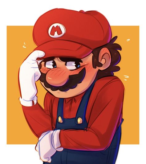 ★ Art by: noodles_and_tea on Twitter ☆ Noodles And Tea, Super Mario Bros Film, Mario Funny, Mario Fan Art, Fictional Character Crush, Super Mario And Luigi, Mario Nintendo, Super Mario Art, Nintendo Art