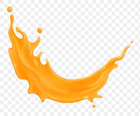 Orange Splash Png, Spilled Juice, Splash Illustration, Layout Product, Paint Spill, Juice Splash, Splash Png, Paint Splash, Orange Juice