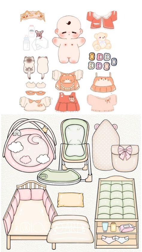 Princess Paper Dolls Printable, Paper Doll Printable Templates, Paper Dolls Clothing, Paper Dolls Diy, Hello Kitty Crafts, Paper Toys Template, Paper Doll House, Paper Doll Template, Easy Paper Crafts Diy