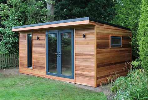 Garden Rooms Buildings Office Gym | Crusoe Garden Rooms Limited | West Bridgford Casa In Pallet, Shed Inspiration, Shed Office, Timber Frame Building, Garden Cabins, Summer House Garden, Studio Shed, Modern Shed, Backyard Studio