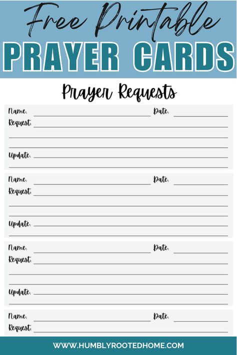 Prayer Binder Ideas Free Printables, Prayer Board Ideas Diy Free Printables, Free Prayer Printables, Prayer Request Cards, Prayer Binder Ideas, Diy Prayer Journal, Prayer Cards Printable, Prayer Journal Printable, Bible Study Template