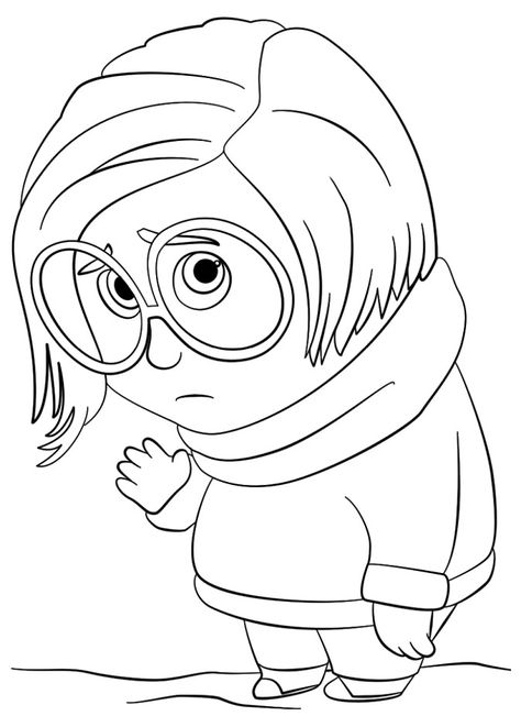 Inside Out Coloring, Inside Out Coloring Pages, Quote Coloring Pages, Coloring Page Ideas, Easy Coloring Pages, Cartoon Coloring Pages, Disney Coloring Pages, Coloring Pages Printable, Page Ideas