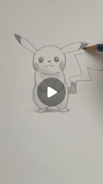 Mark Liam Smith on Instagram: "Draw Pikachu 😺 Draw this Pokémon by using simple shapes. #howtodraw #drawinglesson" Pikachu How To Draw, Drawing Of Pikachu, How To Draw Pikachu Step By Step, Pokemon Doodles Easy, Pikachu Art Drawing, How To Draw Pikachu, Pokemon Pictures To Draw, Pokemon Art Draw, Pokemon Drawings Sketches