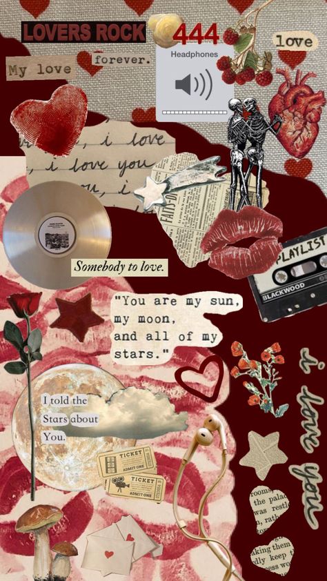 #art #lover #love #vibes #red #amor #boyfriend #wallpaper #vintage #harrystyles #nature #music #quotes #movies #aesthetic Valentines Wallpaper Iphone, Pretty Writing, Lizzie Hearts, Vinyl Aesthetic, Romantic Wallpaper, Love Collage, Valentines Wallpaper, Collage Background, Somebody To Love