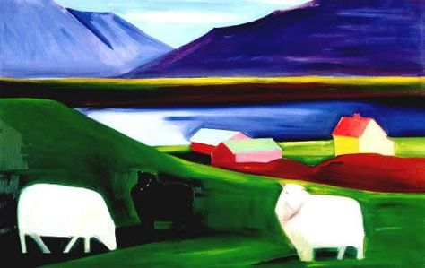 louisa matthiasdottir Louisa Matthiasdottir, Literary Journal, Icelandic Artists, Purple Mountain Majesty, Tempera Painting, Sculpture Painting, Ways Of Seeing, R C, Famous Artists