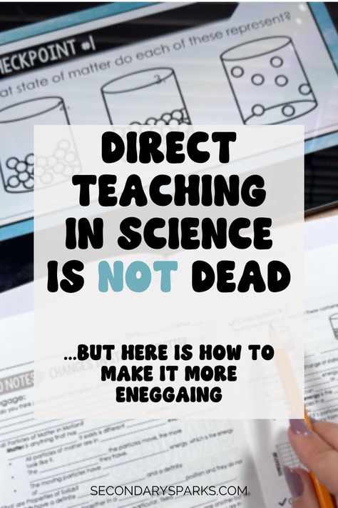 Sometimes, direct instruction in science is exactly what you need to do in order to get students to understand certain concepts. In Earth Space, Life science and physical science classes, middle school students need to learn difficult science standards that can be taught explicitly. You can transform your direct teaching style to get students more engaged in the learning process. Learn about how you can direct instruction in science to boost engagement. Amplify Science Middle School, Middle School Science Lab, October Science, High School Earth Science, Science Basics, Physical Science Middle School, Earth Science Teacher, Life Science Middle School, School Science Experiments