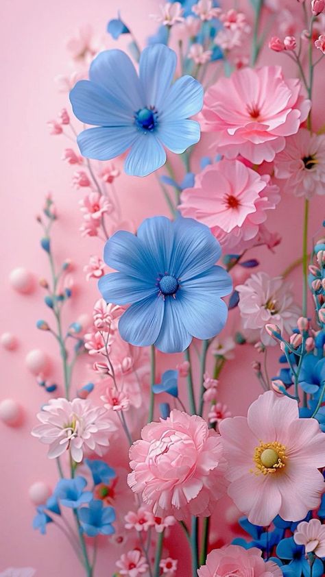 Blue Floral Background Wallpapers, Live Selling Background Ideas, Floral Aesthetic Wallpaper, Cute Wallpapers For Android, Unique Iphone Wallpaper, Flower Background Iphone, Jelly Wallpaper, Pink Wallpaper Girly, Floral Wallpaper Iphone