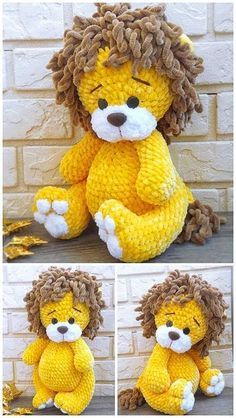 Lion Pattern Crochet, Bulky Yarn Amigurumi Patterns, Crochet Lion Pattern Free Easy, Lion Free Crochet Pattern, Lion Crochet Pattern Free Amigurumi, Chunky Yarn Knitting Patterns, Bulky Yarn Amigurumi, Chunky Yarn Crochet Pattern Free, Chunky Amigurumi Free Pattern