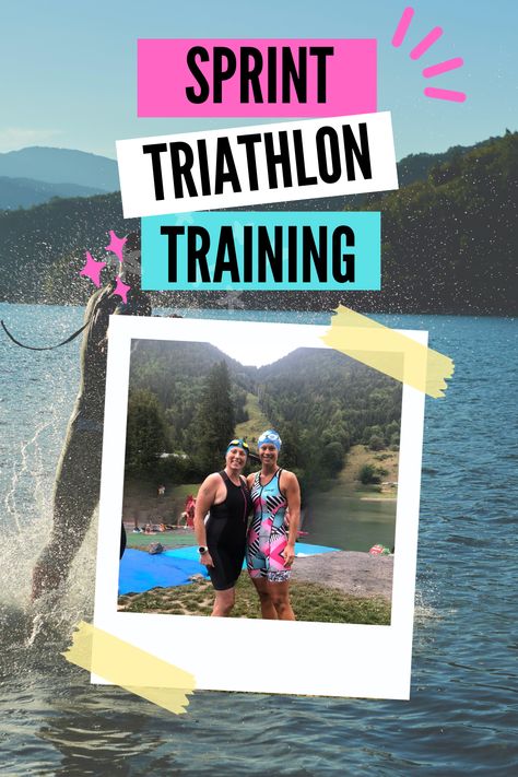 Sprint triathlon training program for beginners. Your ultimate guide on how to crush your first race Triathlon Sprint Training For Beginners, 12 Week Sprint Triathlon Training Plan, Beginner Triathlon Training Plan, Sprint Triathlon Training Beginner, Triathlon Training For Beginners, Beginner Triathlon, Triathlon Strength Training, Sprint Triathlon Training Plan, Tri Workout