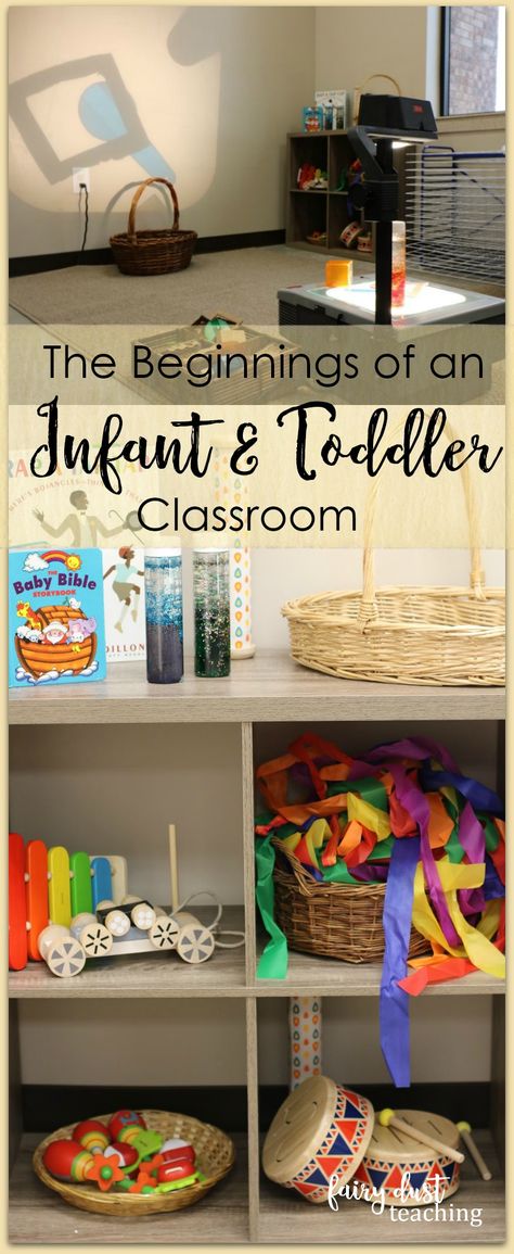 Toddler Classroom Set Up, Reggio Emilia Toddler, Toddler Classroom Decorations, Toddler Daycare Rooms, Infant Room Ideas, Infant Room Daycare, Infant Toddler Classroom, Infant Curriculum, Fairy Dust Teaching