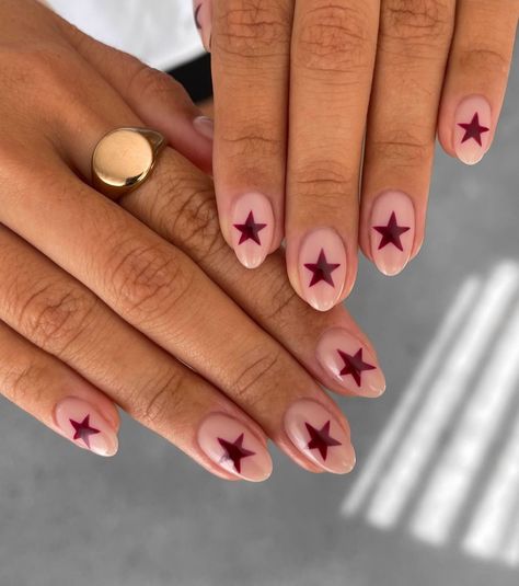 Minimal Nails, Winter Nail, Girl Things, Star Nails, Fire Nails, Funky Nails, Chic Nails, Dope Nails, Nude Nails