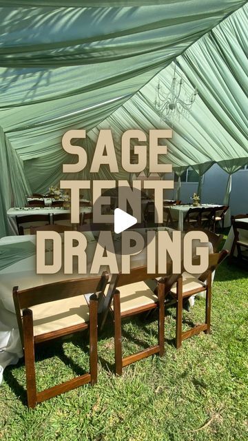 PROMINENT PARTIES | TENT DRAPING | EVENT RENTALS on Instagram: "Follow 🤎 for weekly transformations.   Sage tent draping done for @mily_n baby shower.   #tentdraping#partyrentals#partyideas#babyshower#babyshowerideas#weddingideas#wedding#quinceañera#sweetsixteen#dirty30#bridalshower#oxnard#ojai#simivalley#santapaula#camarillo#ventura#venturacounty" Tent Draping Ideas, Diy Wedding Tent, Tent Draping, Draping Ideas, Swag Curtains, Diy Tent, Cozy Cottagecore, Wedding Extras, Bracelet Craft