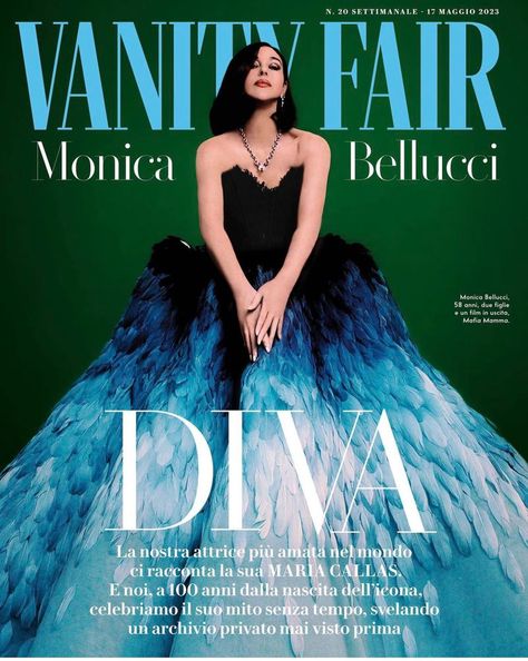 Vanity Fair Italia May 2023 Cover with Monica Bellucci (Vanity Fair Italia) Vanity Fair Covers, Vanity Fair Magazine, B Fashion, Magazine Editorial, Photography Magazine Cover, Monica Bellucci, May 2023, Fashion Project, Magazine Covers