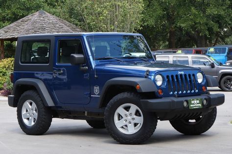 2009 Jeep Wrangler $18995 http://www.selectjeeps.com/inventory/view/10064433 Jeep Wrangler 2009, Blue Jeep Wrangler, League City Texas, New Jeep Wrangler, 2009 Jeep Wrangler, Blue Jeep, Water Blue, Jeep Cars, Deep Water