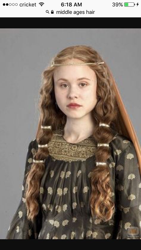 Middle Ages hair 3 Middle Ages Hairstyles, Middle Age Hairstyles, Empress Matilda, The Pillars Of The Earth, Medieval Hair, Alison Pill, Historical Hairstyles, Medieval Hairstyles, Tv Miniseries