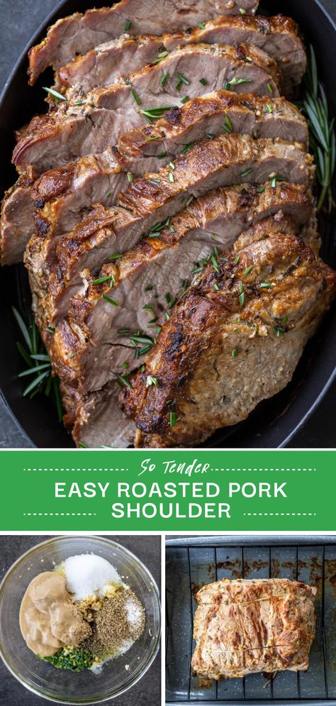 Pork Shoulder Picnic Roast Recipes, Shoulder Pork Roast Oven, Oven Roast Pork Shoulder, Slow Roasted Pork Shoulder Roast In Oven, Picnic Roast Recipes Ovens, Picnic Shoulder Pork Roast, Pork Roast Cooking Time Chart, Pork Shoulder In Dutch Oven, How To Cook Pork Shoulder