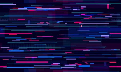 Futuristic neon glitch . glitched nightl... | Premium Vector #Freepik #vector #pattern #abstract #texture #technology Glitch Texture, Tech Lines, Computer Glitch, Glitch Background, Glitch Pattern, Glitch Aesthetic, Glitch Effect, Paper Cutouts, Glitch Wallpaper