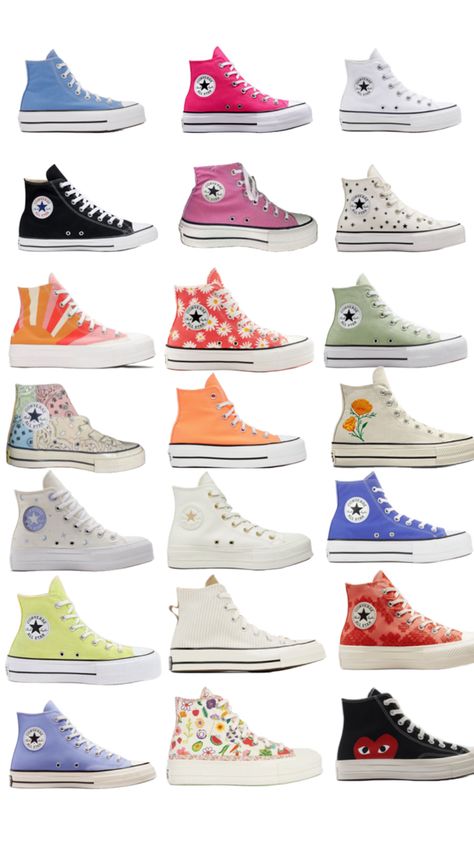 Cute Converse Shoes, Tenis Converse, Nike Shoes Women Fashion, Cute Converse, Pretty Sneakers, Preppy Shoes, Pretty Shoes Sneakers, Cute Nike Shoes, Embroidered Shoes