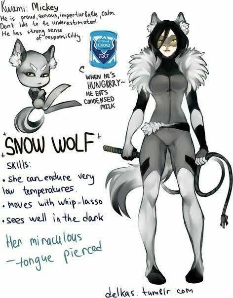 Snow Wolf"Micky, Snow storm!!" Snow Wolf, Ladybug Wallpaper, Miraculous Ladybug Oc, Ladybug Anime, Miraculous Ladybug Fanfiction, Miraculous Characters, Miraculous Ladybug Fan Art, Hero Costumes, Miraculous Ladybug Funny