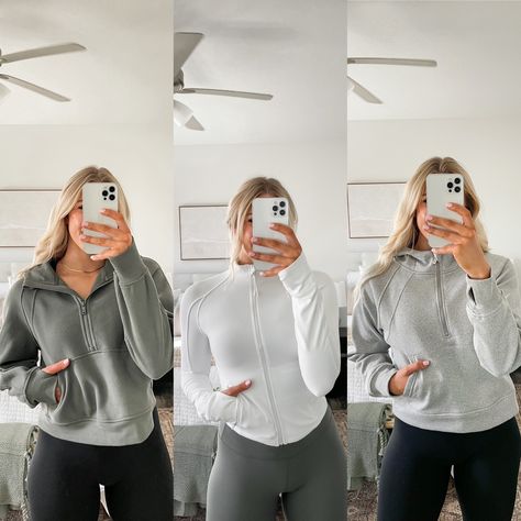 Crz Yoga Outfits, Amazon Activewear, Casual Athleisure Outfits, Amazon Loungewear, Outfits Amazon, Everyday Jacket, Crz Yoga, Cute Gym Outfits, Loungewear Outfits