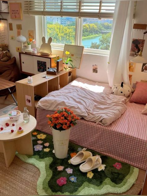 Cute Japanese Bedroom, Room Ideas Japanese, Aesthetic Kids Bedroom, Japanese Aesthetic Room, Kids Room Aesthetic, Xiaohongshu Aesthetic, Japanese Room Decor, Chinese Room, Bedroom Aesthetics