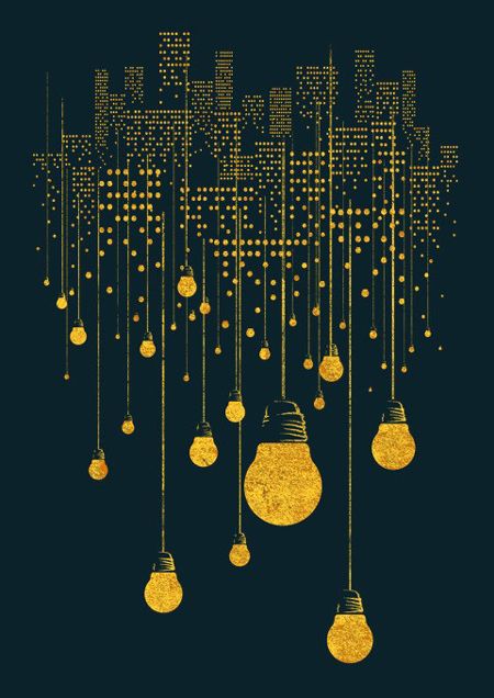 Lights Lights Lights! Tang Yau Hoong, 타이포그래피 포스터 디자인, Art Et Illustration, The Ceiling, Art And Illustration, Negative Space, Mellow Yellow, Design Graphique, Drawing Tips