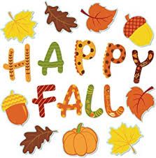 Amazon.com: Fall Cutouts Fall Cutouts, Thanksgiving Happy, Thanksgiving Classroom, Fall Classroom Decorations, Fall Classroom, Classroom Bulletin Board, Holiday Diy Projects, Fall Arts And Crafts, Bulletin Board Decor