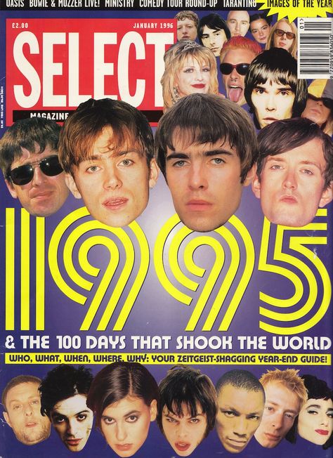 The Face Magazine 90s, Cool Britannia 90s, 90s Britain, Select Magazine, Uk 90s, 90s Britpop, Pulp Band, 1990s Music, Primal Scream