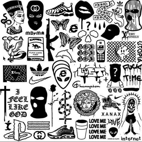 Lv Tattoo, Flash Tattoo Sleeve, Flash Sheet Tattoo, Herren Hand Tattoos, Images Terrifiantes, Hipster Tattoo, On Tattoo, Sharpie Tattoos, Tattoo Templates