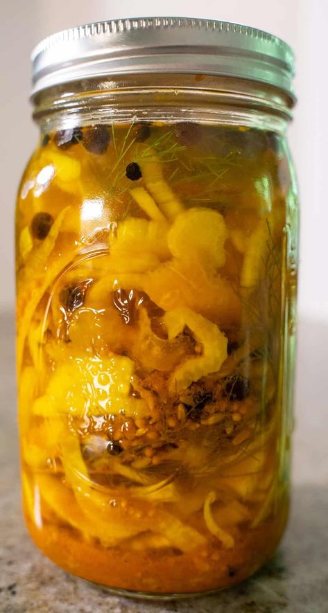 Pickled Fennel (Perfect for Salads!) | Our Table 4 2 Pickled Fennel Recipe, Pickled Fennel, How To Preserve Fennel, Caramelized Fennel, Fennel Salad With Oranges, Fermented Fennel, Fennel Salad Orange, Fennel And Orange Salad, Yellow Mustard Seeds