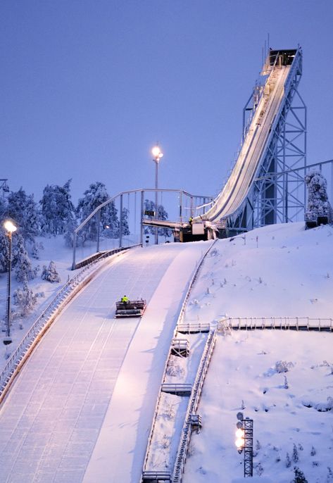 Iron Mountain Michigan, Ski Jump, Iron Mountain, Winter Air, Ski Jumping, Winter Sports, Travel Posters, Finland, Michigan