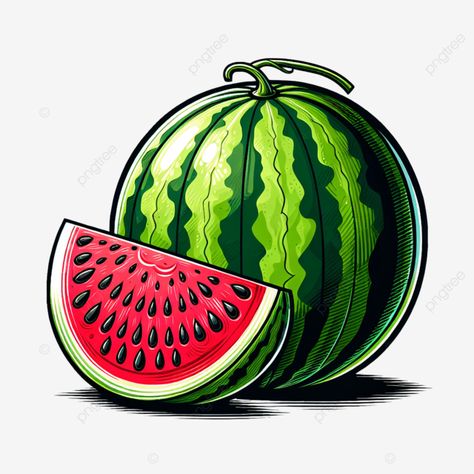 Watermelon Clipart, Fruit Watermelon, Watermelon Seed, Fruit Vector, Watermelon Seeds, Watermelon Fruit, Fruit Illustration, Transparent Image, Png Transparent