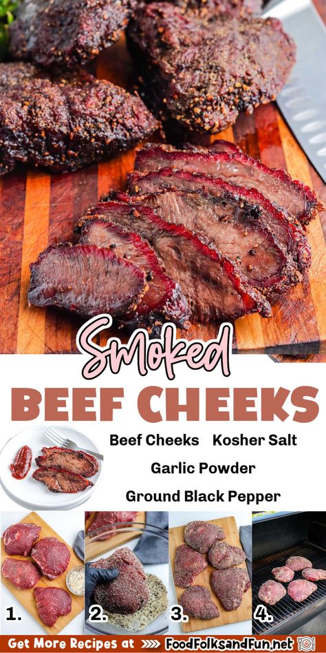 Smoked Beef Heart Recipes, Smoked Beef Cheeks Recipe, Smoked Beef Cheeks, Smoked Beef Recipes, Smoked Steak, Beef Cheeks Recipe, Preserve Meat, Meatloaf Burgers, Taco Filling