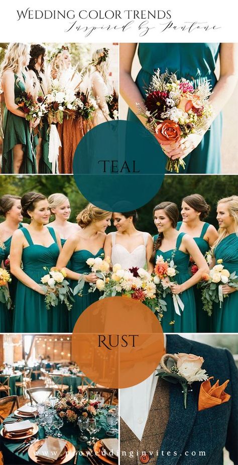 Teal Wedding Colors Schemes, Teal Green Wedding, Spring Wedding Theme, Teal Wedding Theme, Dark Teal Weddings, Acrylic Invites, Zulu Wedding, Teal Wedding Colors, Nerdy Wedding