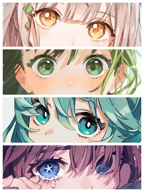 Coloring Anime Eyes, Anime Eye Art Styles, Manhwa Eyelashes, Round Anime Eyes, Anime Eye Colors, Anime Eyes Styles, Eye Coloring Tutorial Digital, Anime Eye Color, Cool Coloring Pages Aesthetic