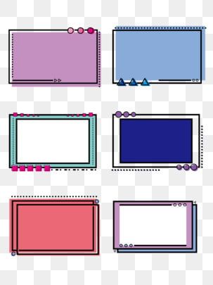 simple,line,box,frame,dialog,blue,purple,red,memphis Square Border Design, Template For Project, Simple Border Designs, Square Border, Box Png, Border Templates, Powerpoint Background Design, Borders Design, Instagram Frame Template