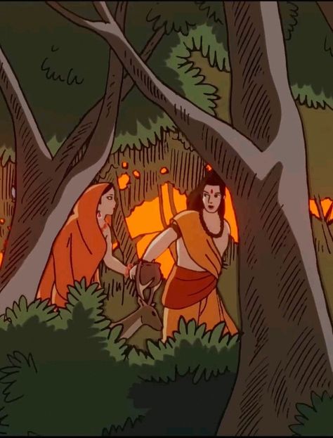 Ramayana: The Legend of Prince Rama (1993) Ramayana Legend Of Prince Ram, Ramayana Aesthetic, Ramayana The Legend Of Prince Rama, Ramayana Drawing, Ramayana Illustration, Ramayana Wallpaper, Sanatan Aesthetic, Siya Ram Painting, Ae Pfp