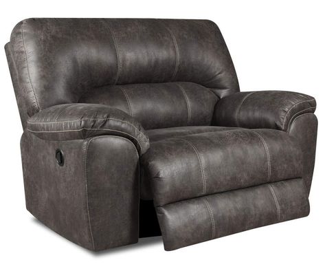 Stratolounger Stratolounger Stallion Snuggle Up Recliner | Big Lots Big Lots Furniture, Grey Recliner, Oversized Recliner, Big Comfy Chair, Wall Hugger Recliners, Recliner With Ottoman, Condo Furniture, Living Room Furniture Chairs, Chelsea House