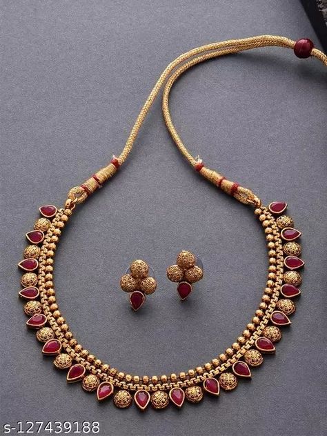 Indian Wedding Jewelry Sets, Bridal Jewelery, Stone Necklace Set, Necklace Set Indian, Golden Necklace, Chic Necklace, Indian Necklace, Choker Necklace Set, Choker Set