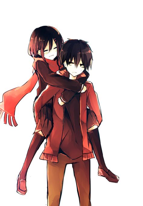 piggy back ride~anime oh han-ni and beak seung jo Magical Girl Madoka, Piggy Back Ride, Kagerou Project, Manga Couple, Art Manga, Manga Love, Anime Love Couple, Big Hero 6, Manga Cosplay