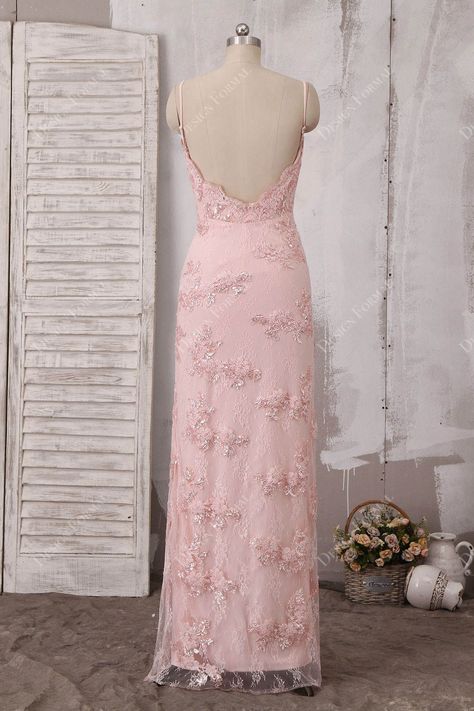 Light Pink Prom Dress, Dream Prom Dress, Baby Pink Color, Prom Dress Inspo, Pink Long Dress, Scalloped Neckline, Stunning Prom Dresses, Prom Inspo, Pink Prom Dress