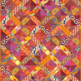 Mandalas, Patchwork, Pink Quilt, Bright Quilts, Kaffe Fassett Quilts, Anna Maria Horner, Kaffe Fassett Fabric, Scrap Quilt Patterns, Red Quilts